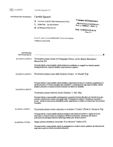 Curriculum Vitae - Comune di Pomarance