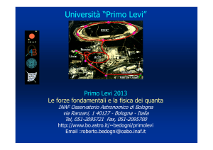 Università “Primo Levi” - INAF-OABO