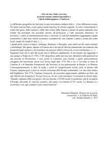 «Via via che i lumi crescono, la mente umana sembra ingrandirsi e i