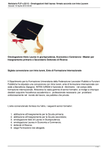 Notiziario FLP n.22/12 - Omologazioni titoli laurea: firmato accordo