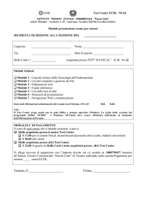 Istituto ITCP “B - IIS Pascal-Comi