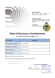 Piano di Sicurezza e Coordinamento