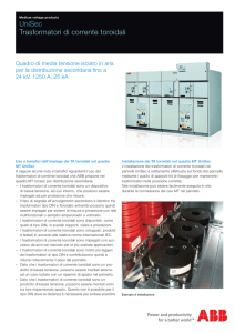 UniSec Trasformatori di corrente toroidali