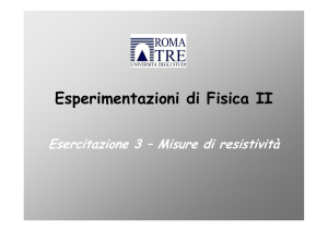 Misure di resistività