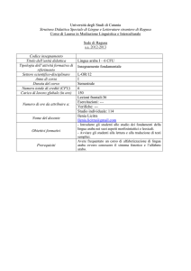 Lingua araba I 6cfu - ita