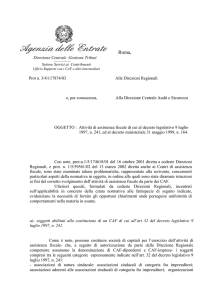 a)- soggetti abilitati alla costituzione di un CAF di cui all`art 32 del