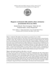 Diagnosi e trattamento della malattia celiaca refrattaria
