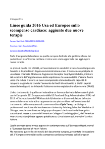 Europee sullo scompenso cardiaco - Dipartimento di Salute della