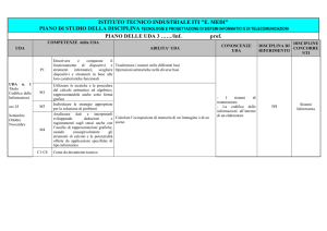 TPI (art Informatica) - UDA classi III IV e V
