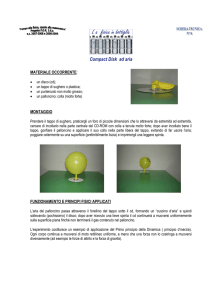 Compact Disk ad aria - Tempo alla Fisica Spazio alla Matematica