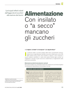 Con insilato o “a secco” mancano gli zuccheri