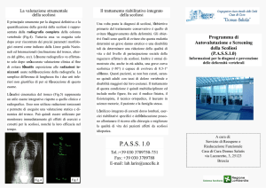 Opuscolo Scoliosi - Casa di Cura Domus Salutis