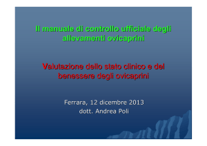 Valutazione dello stato clinico e del benessere degli