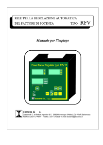 Manuale per l`impiego