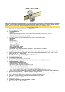 modulo relè 1 canale