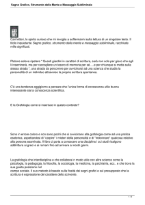 Segno Grafico, Strumento della Mente e Messaggio Subliminale
