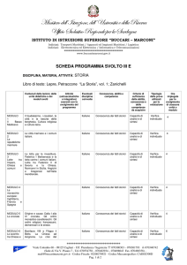 Storia, cittadinanza e Costituzione - Buccari