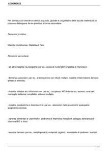 LE DEMENZE