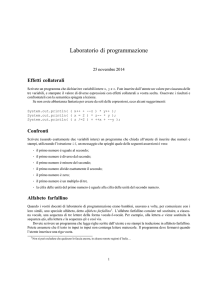 Esercizi - Home di homes.di.unimi.it