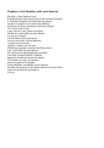 Preghiera a Gesù Bambino, nelle cause disperate