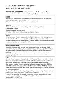 Progetto Scuola inCanto - Istituto Comprensivo Anzio II
