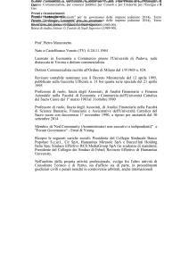 Prof. Pietro Manzonetto Nato a Castelfranco Veneto (TV) il 24.11