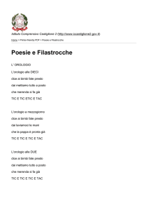 Poesie e Filastrocche