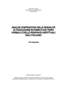 Analisi Contrastiva Delle modalitá - Helda