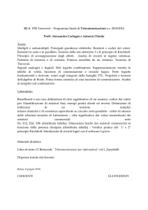 Programma di TLC classe III Ag a.s. 2015-16