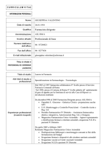 Dott.ssa Giuseppina Valentino
