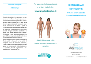 dietologia e nutrizione