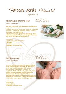Percorsi estetici “ Wellness Club”