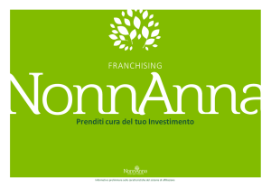 FRANCHISING - Casa NonnAnna