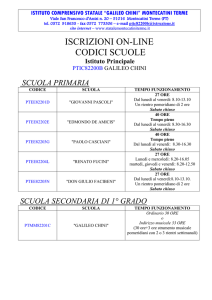 codici meccanografici per la scelta della scuola