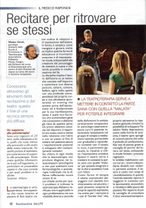 Recitare per ritrovare se stessi