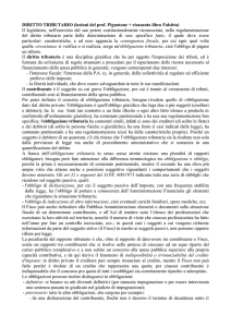 DIRITTO TRIBUTARIO (lezioni del prof. Pignatone + riassunto libro