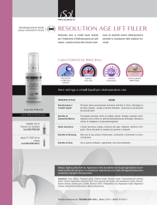 Scheda Tecnica - ISOLBEAUTY, Special Beauty