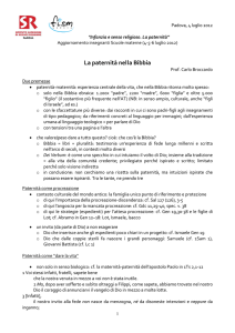 La paternità nella Bibbia