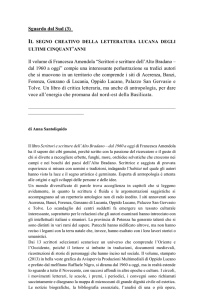 Sguardo dal Sud (3) Il volume di Francesca Amendola “Scrittori e