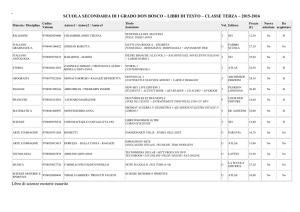 LIBRI DI TESTO - Opera Don Bosco