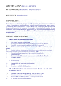 CORSO DI LAUREA: