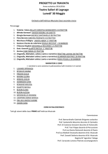 PROGETTO LA TRAVIATA Teatro Salieri di Legnago Lunedi` 30