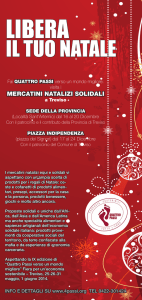 MERCATINI NATALIZI SOLIDALI