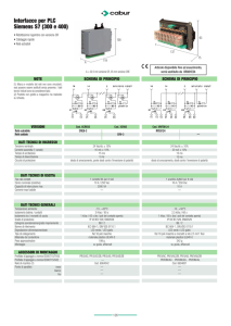 Interfacce per PLC Siemens S7 (300 e 400)