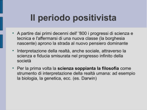 Il positivismo appunti