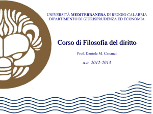 Corso di Filosofia del diritto