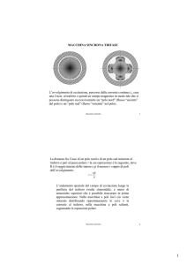 MACCHINA SINCRONA TRIFASE L`avvolgimento di eccitazione
