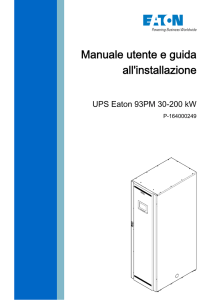 Manuale utente e guida all`installazione