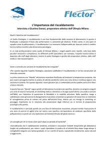 L`importanza del riscaldamento