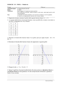 ESERCIZI D I   FISICA – Modulo 4a Nome